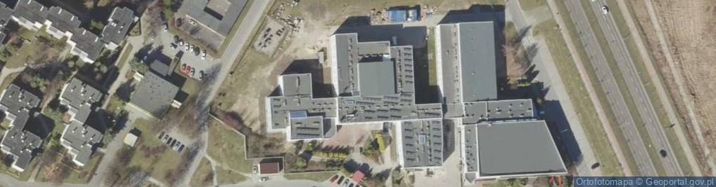 Zdjęcie satelitarne IV Liceum Ogólnokształcące W Zamościu