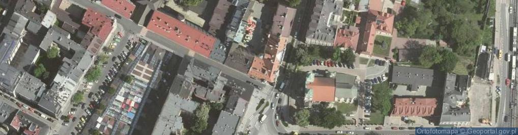 Zdjęcie satelitarne Kolegium Europejskie - Europejskie Niepubliczne Liceum Ogólnokształcące W Krakowie