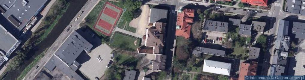 Zdjęcie satelitarne Liceum Handlowe