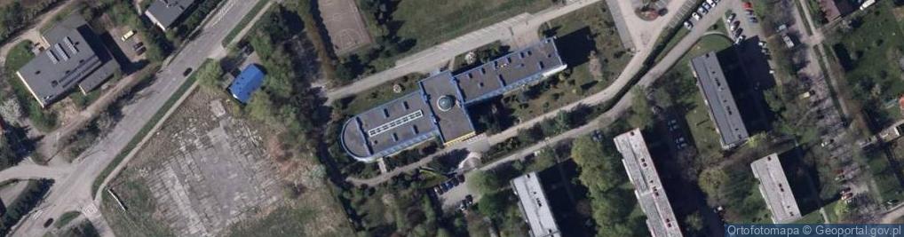 Zdjęcie satelitarne Liceum Ogólnokształcące Bielskiej Szkoły Menedżerów