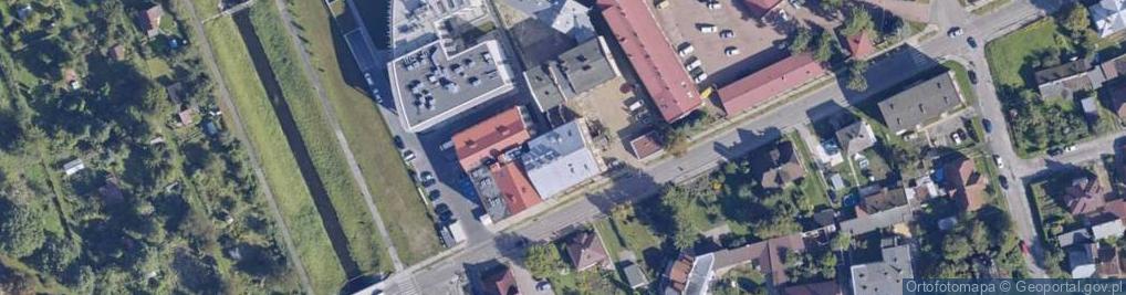 Zdjęcie satelitarne Liceum Ogólnokształcące Centrum Szkół Mundurowych Zamość