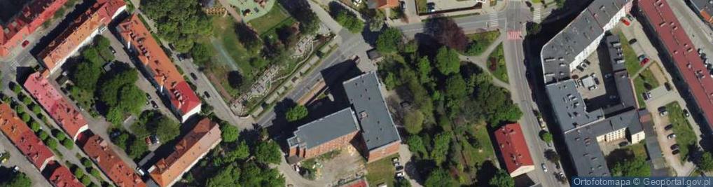 Zdjęcie satelitarne Liceum Ogólnokształcące Dla Dorosłych 'żak' W Raciborzu