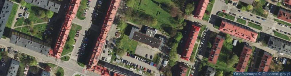 Zdjęcie satelitarne Liceum Ogólnokształcące Dla Dorosłych Centrum Edukacji 'Siódemka' W Czeladzi