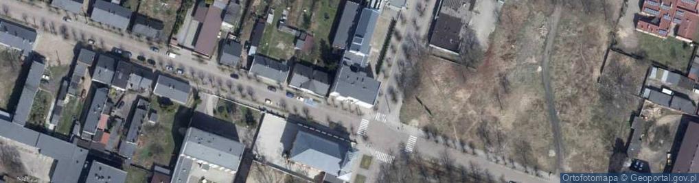 Zdjęcie satelitarne Liceum Ogólnokształcące Dla Dorosłych W Aleksandrowie Łódzkim