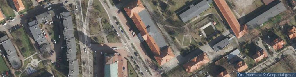 Zdjęcie satelitarne Liceum Ogólnokształcące Dla Dorosłych W Gliwicach
