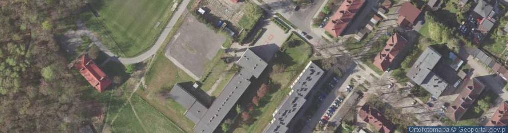 Zdjęcie satelitarne Liceum Ogólnokształcące Dla Dorosłych W Łaziskach Górnych