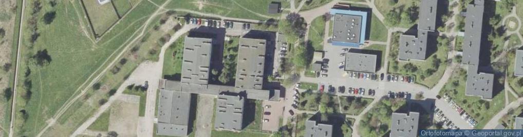 Zdjęcie satelitarne Liceum Ogólnokształcące Dla Dorosłych W Łęcznej