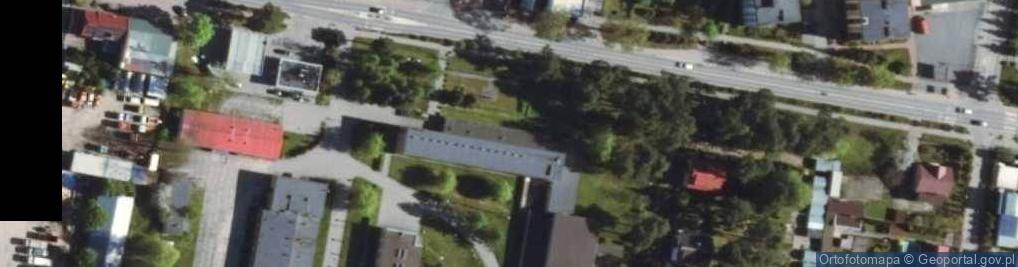 Zdjęcie satelitarne Liceum Ogólnokształcące Dla Dorosłych W Małkini Górnej