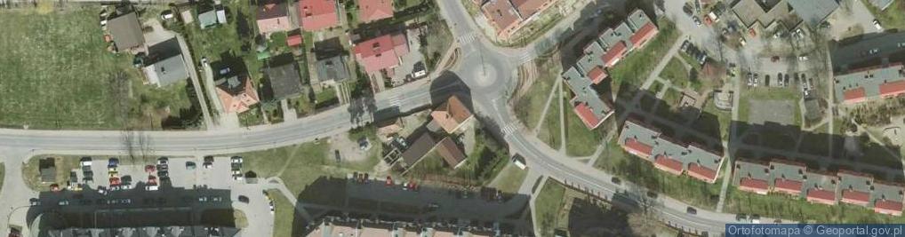 Zdjęcie satelitarne Liceum Ogólnokształcące Dla Dorosłych W Powiatowym Zespole Szkół Nr 2 Im. Piotra Włostowica W Trzebnicy