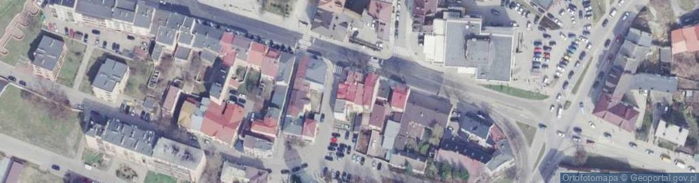 Zdjęcie satelitarne Liceum Ogólnokształcące Dla Dorosłych Żak W Ostrowcu Świętokrzyskim