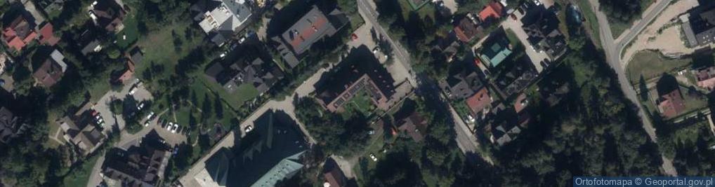 Zdjęcie satelitarne Liceum Ogólnokształcące Dla Dorosłych Zaoczne W Zakopanem