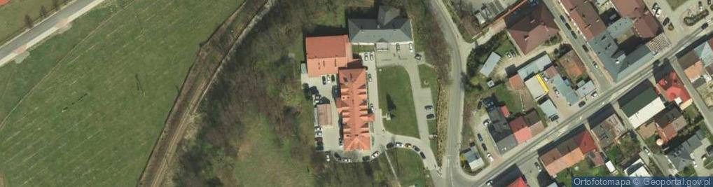 Zdjęcie satelitarne Liceum Ogólnokształcące Im. Henryka Sienkiewicza W Bobowej