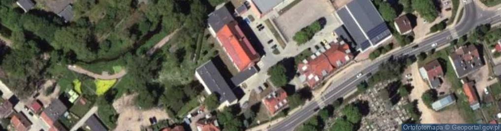 Zdjęcie satelitarne Liceum Ogólnokształcące Im. Komisji Edukacji Narodowej W Biskupcu