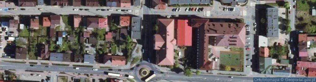 Zdjęcie satelitarne Liceum Ogólnokształcące Im. Komisji Edukacji Narodowej W Przasnyszu