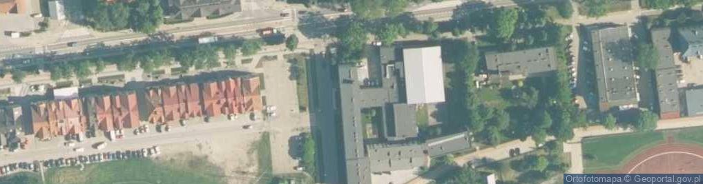 Zdjęcie satelitarne Liceum Ogólnokształcące Im.marii Skłodowskiej-Curie Nr I W Suchej Beskidzkiej
