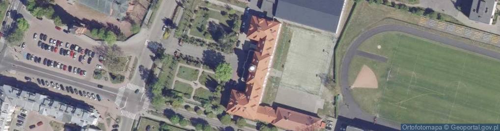 Zdjęcie satelitarne Liceum Ogólnokształcące Im. Mikołaja Kopernika W Ostrowi Mazowieckiej