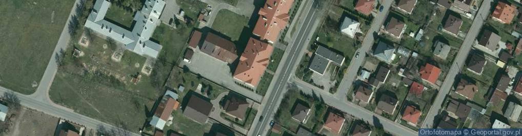 Zdjęcie satelitarne Liceum Ogólnokształcące Im. T. Kościuszki W Sokołowie Młp.