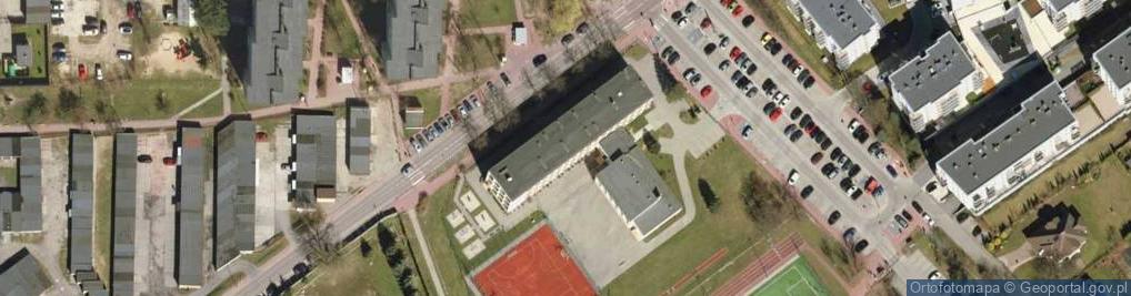Zdjęcie satelitarne Liceum Ogólnokształcace Im. Wojska Polskiego