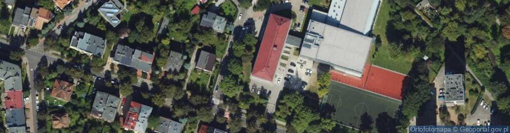 Zdjęcie satelitarne Liceum Ogólnokształcące Mistrzostwa Sportowego W Krakowie