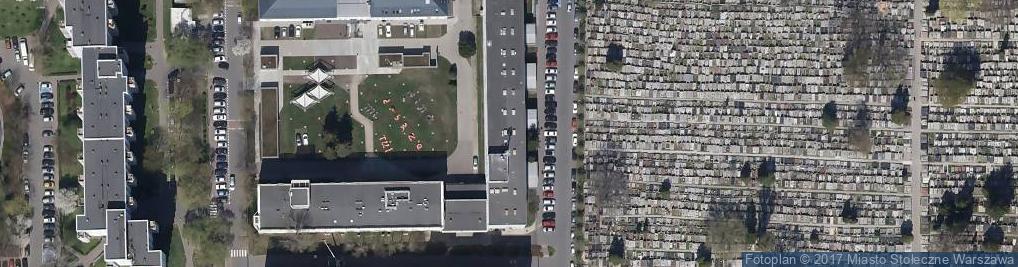 Zdjęcie satelitarne Liceum Ogólnokształcące Niepubliczne Nr 6
