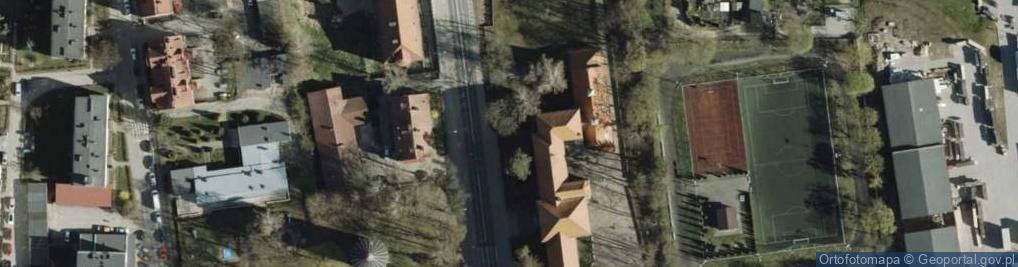 Zdjęcie satelitarne Liceum Ogólnokształcące Nr I Im. Jana Bażyńskiego W Ostródzie