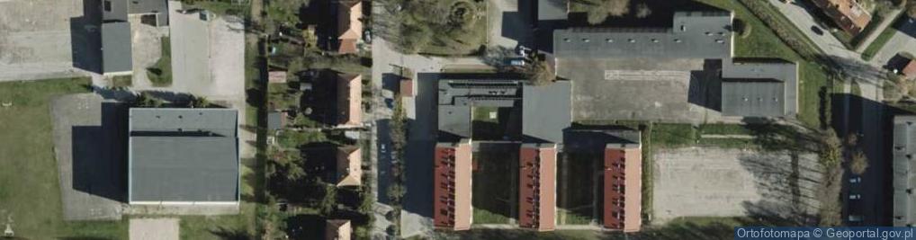 Zdjęcie satelitarne Liceum Ogólnokształcące Nr II W Ostródzie