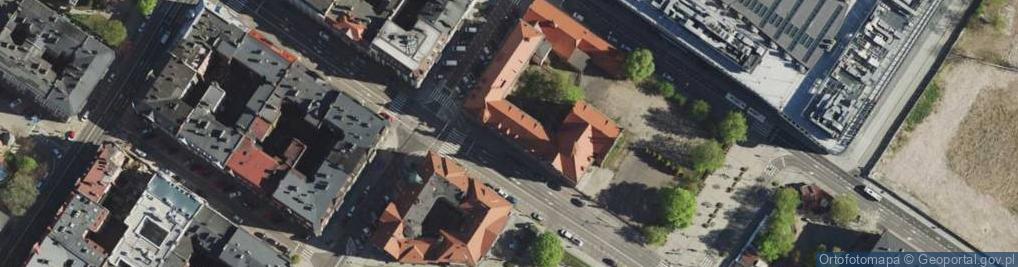 Zdjęcie satelitarne Liceum Ogólnokształcące Sukces Dla Dorosłych W Katowicach