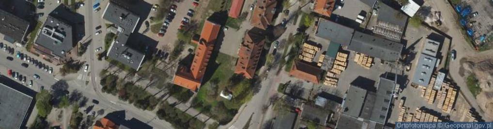 Zdjęcie satelitarne Liceum Ogólnokształcące W Bartoszycach