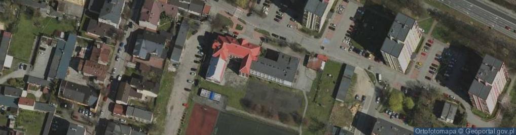 Zdjęcie satelitarne Liceum Ogólnokształcące W Zawierciu