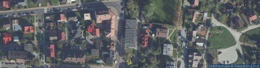 Zdjęcie satelitarne Liceum Ogólnokształcące Zakładu Doskonalenia Zawodowego W Hrubieszowie