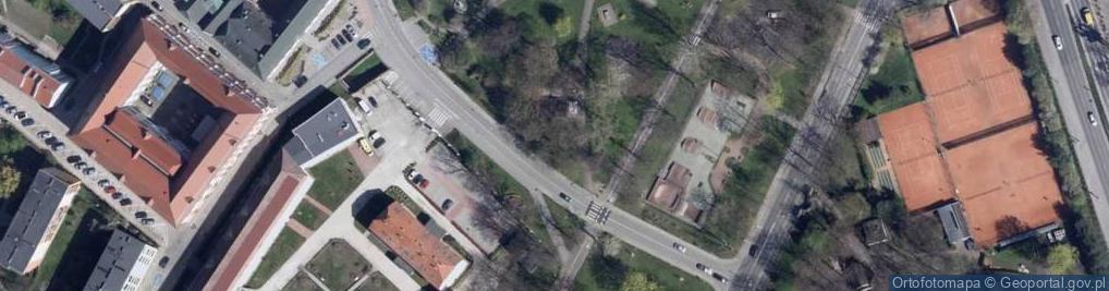 Zdjęcie satelitarne Liceum Plastyczne W Nysie