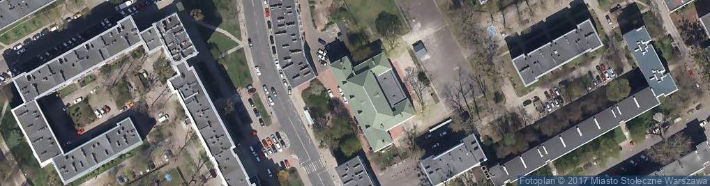 Zdjęcie satelitarne Liceum Plastyczne W Warszawie