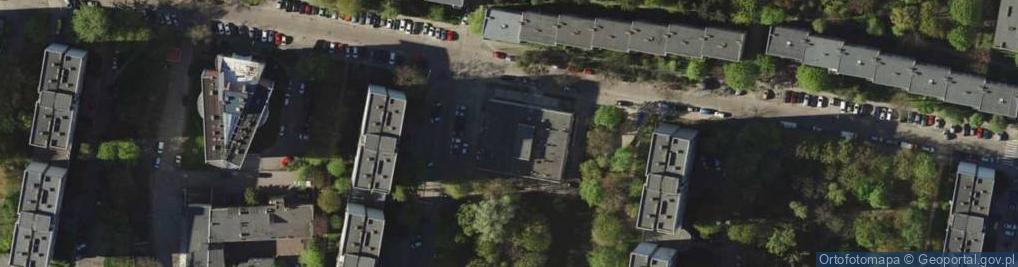 Zdjęcie satelitarne Liceum Służb Mundurowych We Wrocławiu