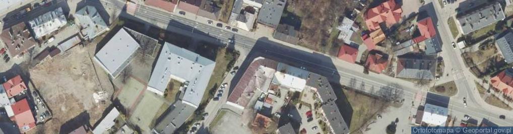 Zdjęcie satelitarne LO w ZS Licealnych i Technicznych im. Juliusza Słowackiego