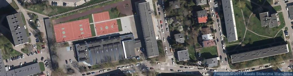 Zdjęcie satelitarne Lxxxvi Liceum Ogólnokształcące Im. Batalionu 'Zośka'