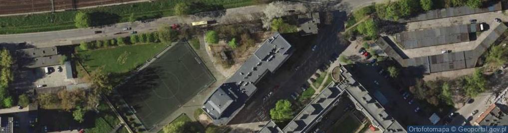 Zdjęcie satelitarne Mundurowe Liceum Ogólnokształcące Dla Dorosłych We Wrocławiu
