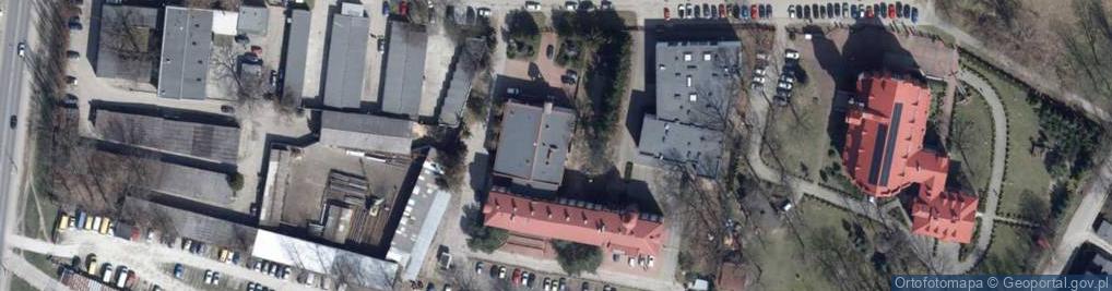 Zdjęcie satelitarne Mundurowe Liceum Ogólnokształcące W Łodzi