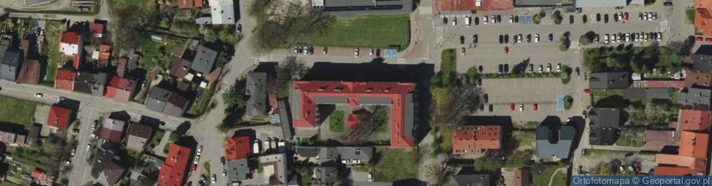 Zdjęcie satelitarne Niepubliczne Liceum Ogólnokształcące Cogito W Żywcu