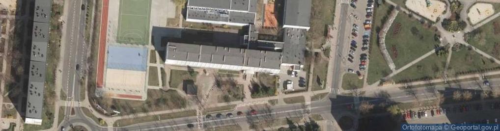 Zdjęcie satelitarne Niepubliczne Liceum Ogólnokształcące Dla Dorosłych W Polkowicach