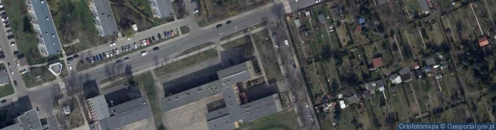 Zdjęcie satelitarne Niepubliczne Liceum Ogólnokształcące Kaliskiego Stowarzyszenia 'Edukator' W Kaliszu
