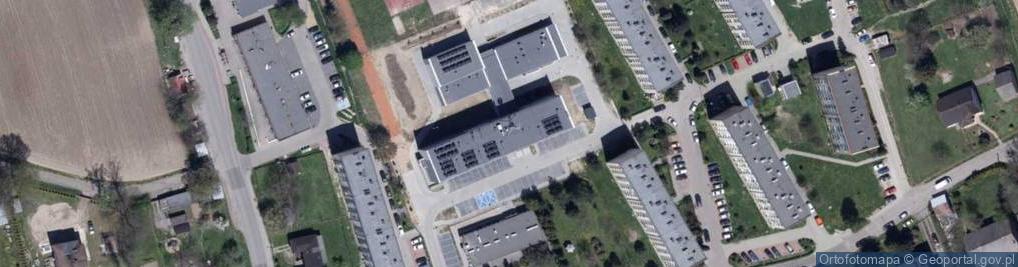 Zdjęcie satelitarne Niepubliczne Liceum Ogólnokształcące Mistrzostwa Sportowego 'Jastrzębski Węgiel'