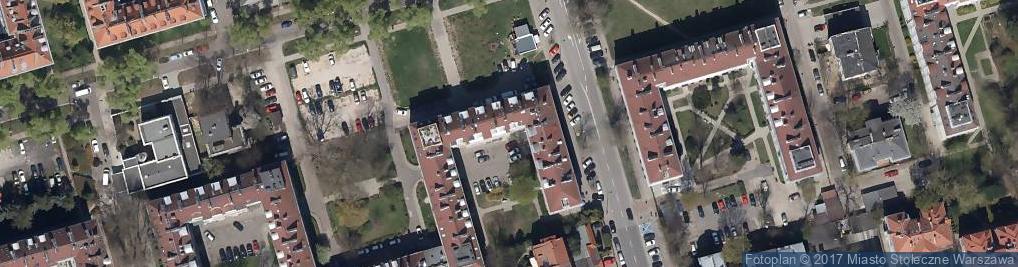 Zdjęcie satelitarne Niepubliczne Liceum Ogólnokształcące nr 44