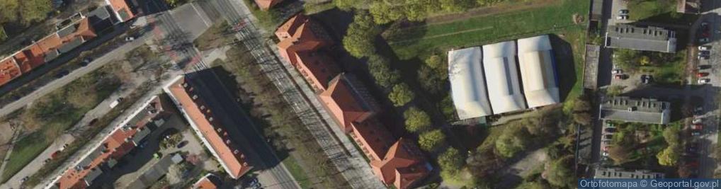 Zdjęcie satelitarne Niepubliczne Liceum Ogólnokształcące Plejada W Gdańsku