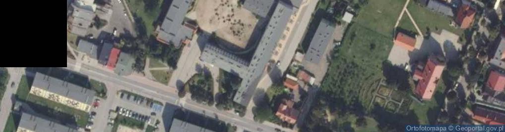 Zdjęcie satelitarne Niepubliczne Liceum Ogólnokształcące W Pleszewie