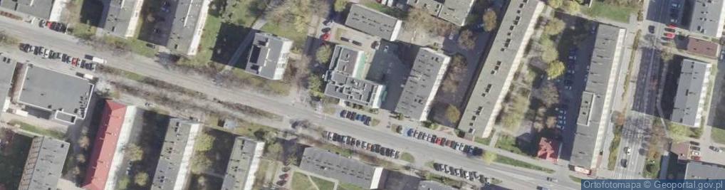Zdjęcie satelitarne Niepubliczne Liceum Ogólnokształcące W Tarnobrzegu