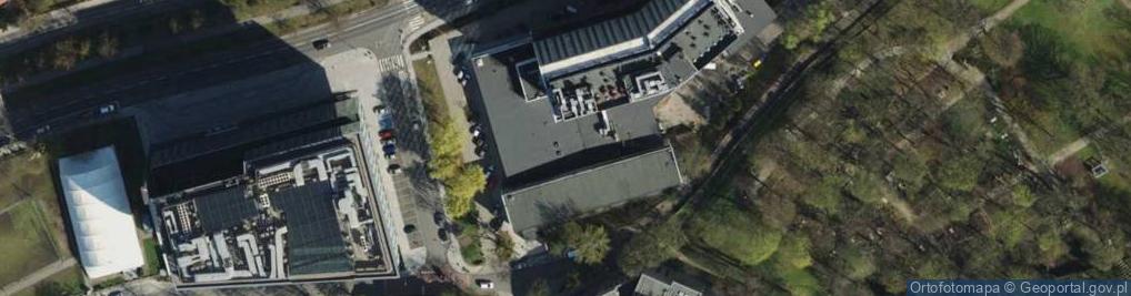 Zdjęcie satelitarne Niepublicznego Liceum Ogólnokształcącego Scandynavia