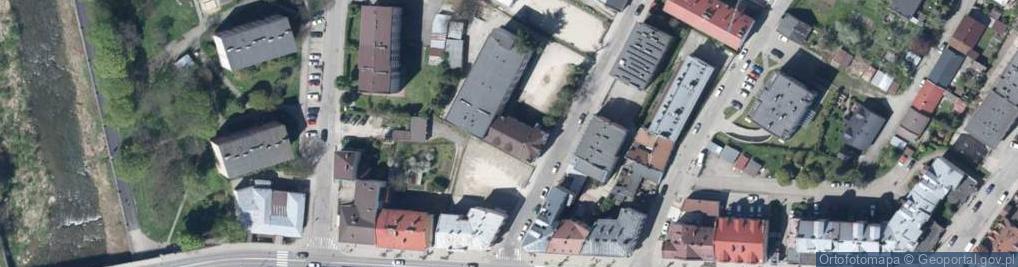 Zdjęcie satelitarne Nova Liceum Ogólnokształcące Dla Dorosłych W Nowym Sączu