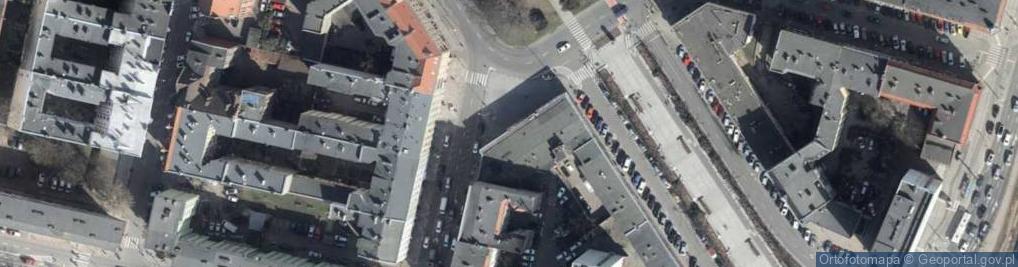 Zdjęcie satelitarne Nova Liceum Ogólnokształcące Dla Dorosłych W Szczecinie