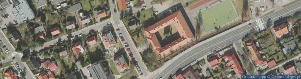 Zdjęcie satelitarne Nova Liceum Ogólnokształcące Dla Dorosłych W Zielonej Górze