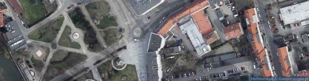 Zdjęcie satelitarne Opolskie Liceum Ogólnokształcące Dla Dorosłych Nr 1